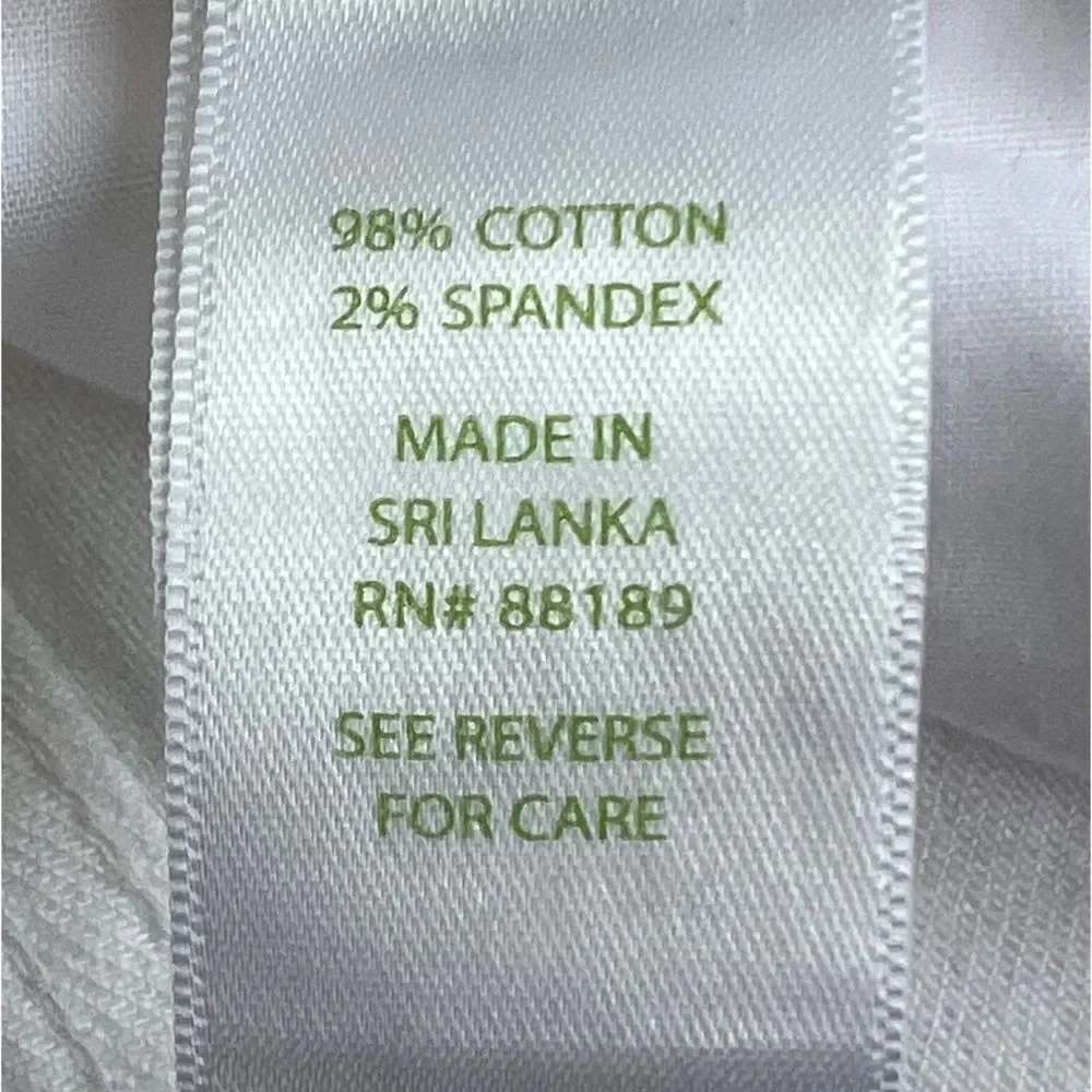 Lilly Pulitzer White Babe Bootcut Jeans Size 4 Style 26690 MSRP $148